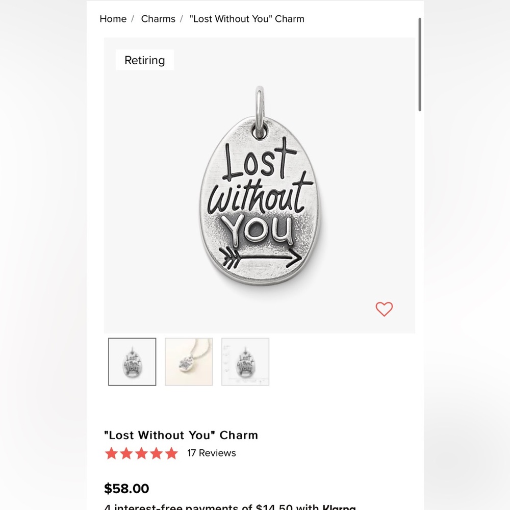 James Avery charm